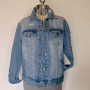 New York & Co Denim Jacket Sz S